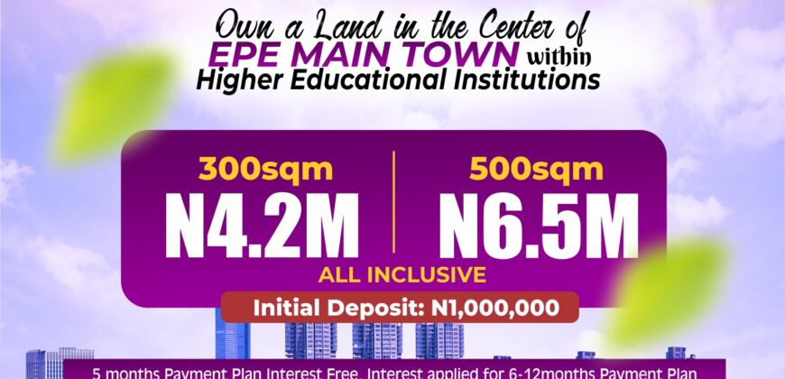 Light Gate Estate, Epe Main Town